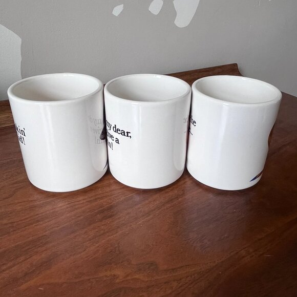 3 Vtg. Pfaltzgraff Movie Star Mugs Actors John Wayne Humphrey Bogart Clark Gable - Picture 10 of 15